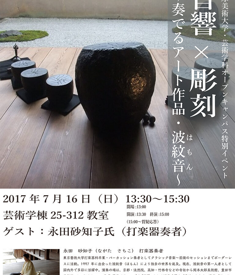大学院芸術学専攻芸術学研究領域オープンキャンパスイベント